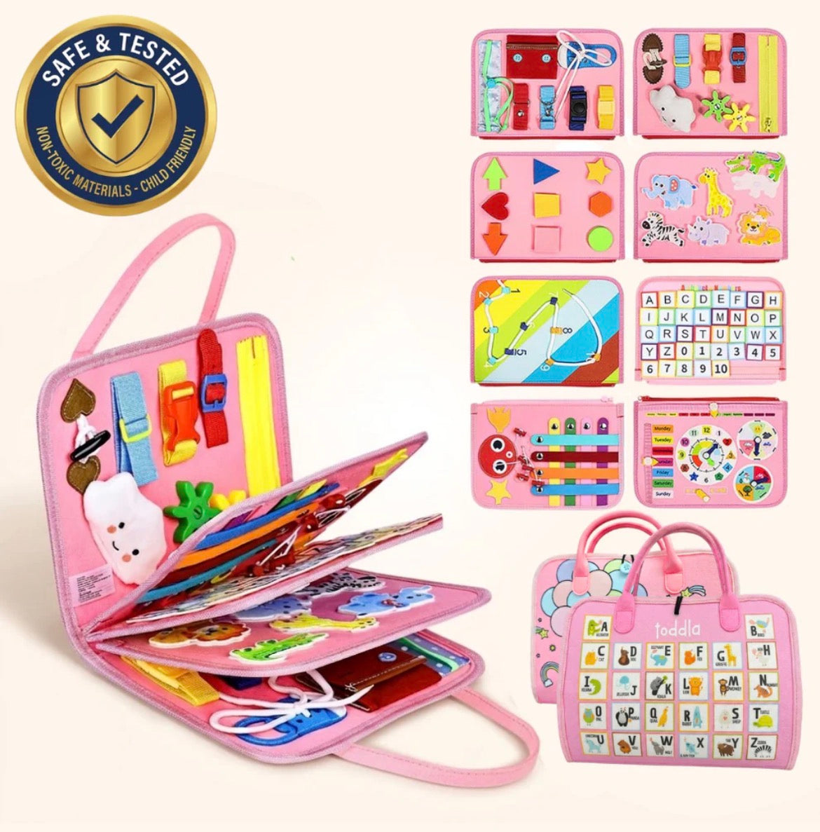 Toddla™ Montessori Busy Board