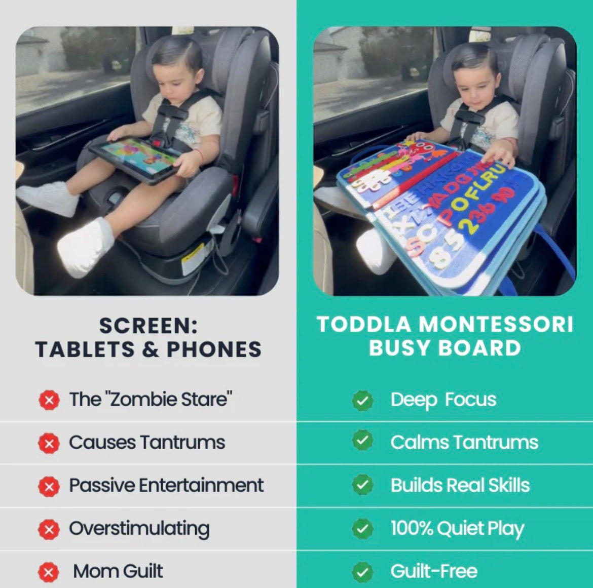 Toddla™ Montessori Busy Board