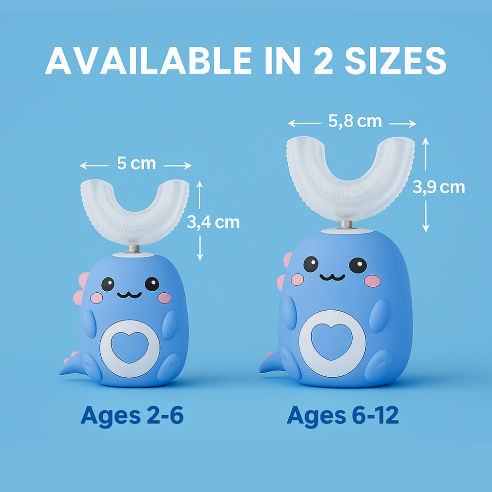 Toddla™ U-Shaped 360º Ultrasonic Toothbrush